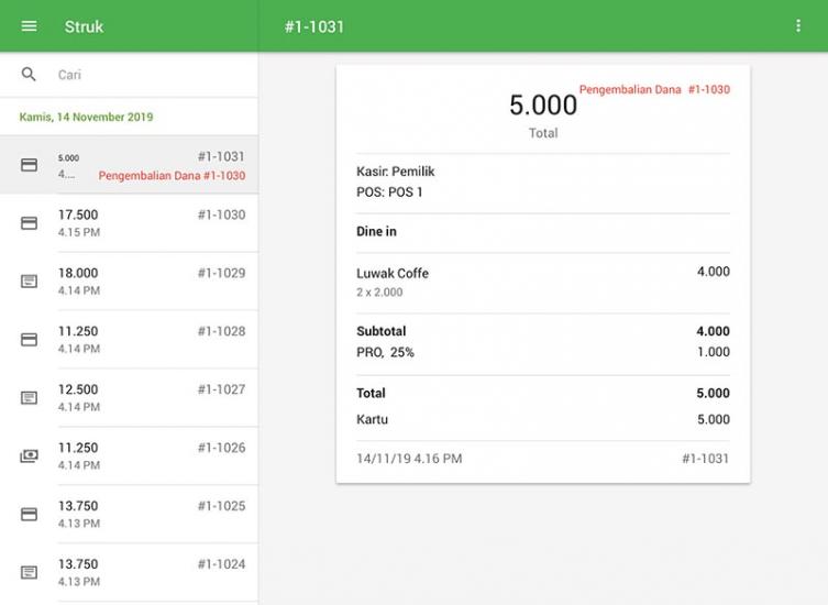 Bagaimana Cara Melakukan Pengembalian Dana pada Sistem Kasir Loyverse