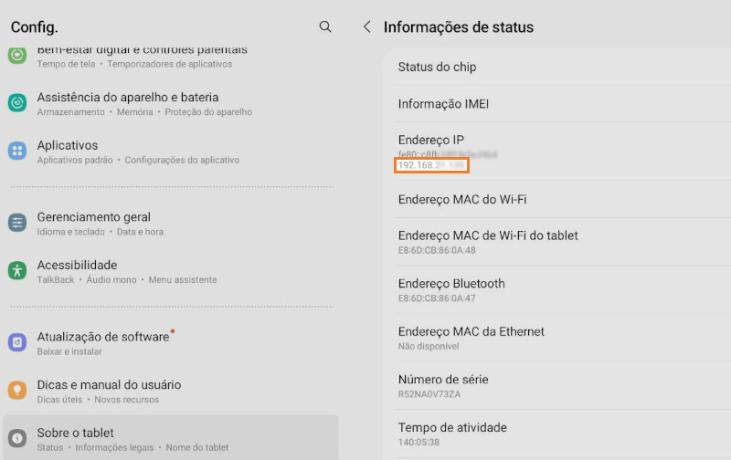 Endereço IP do seu roteador