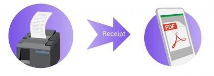 How to send GS PoS receipts to customers in a PDF file
