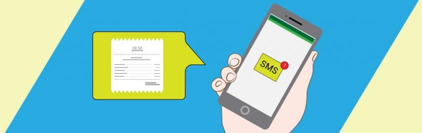 send receipts to customers via SMS from GS PoS