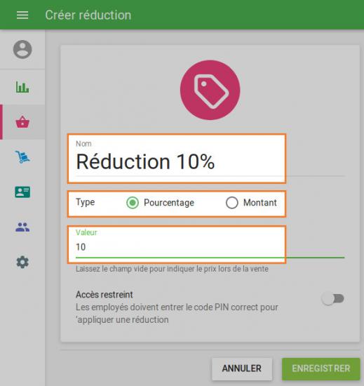 Creer reduction
