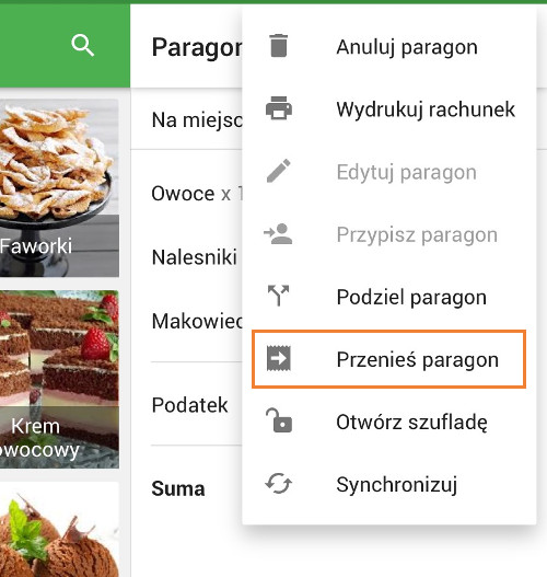 Przenies paragon