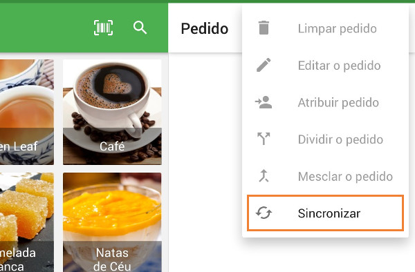 Sync button