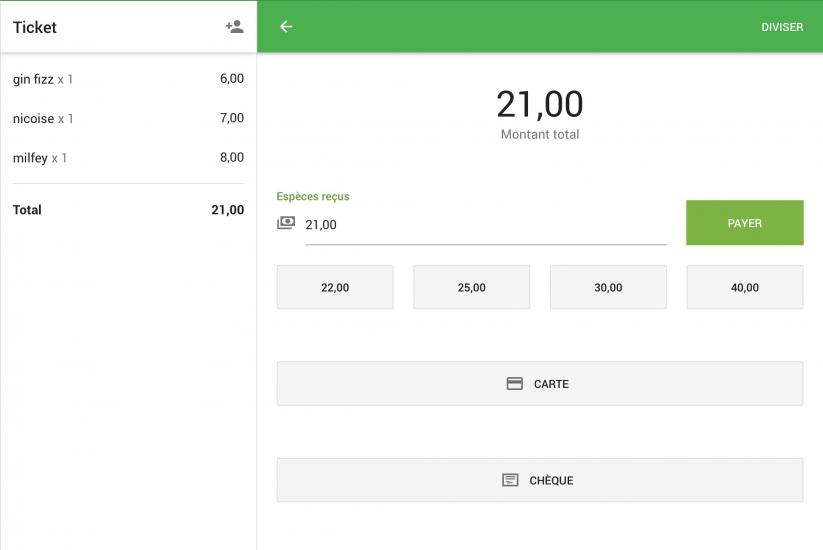 the type of payment