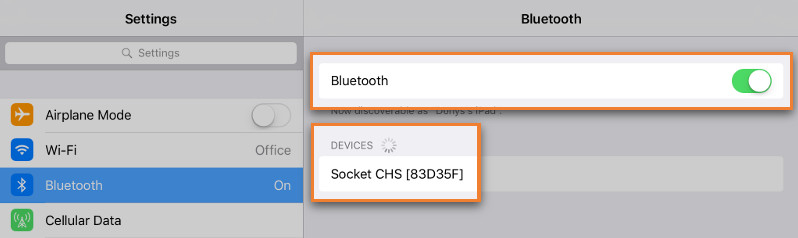 bluetooth device search 