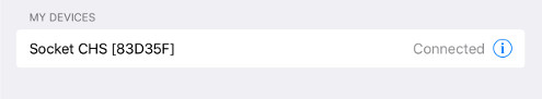 status changed to “Connected” or “Paired”