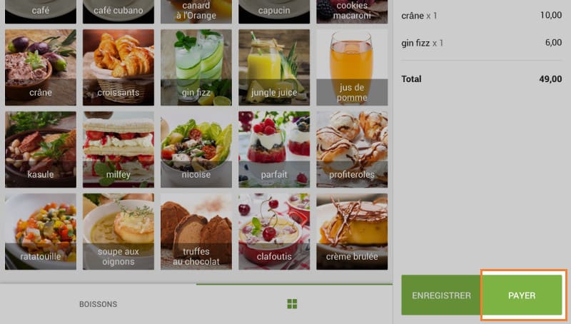 tap « Charge ».