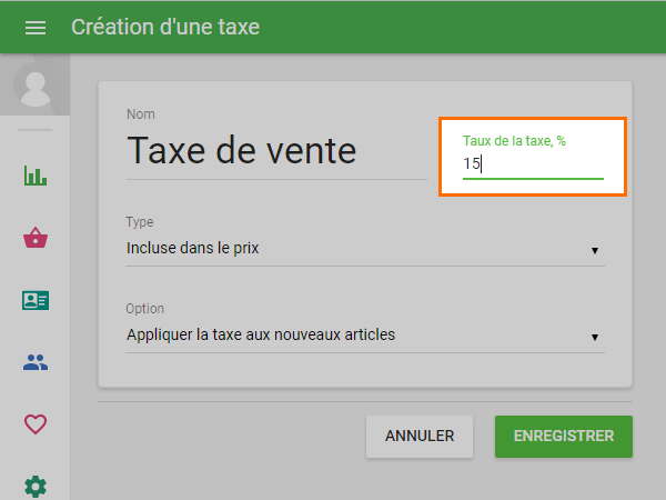 tax rate