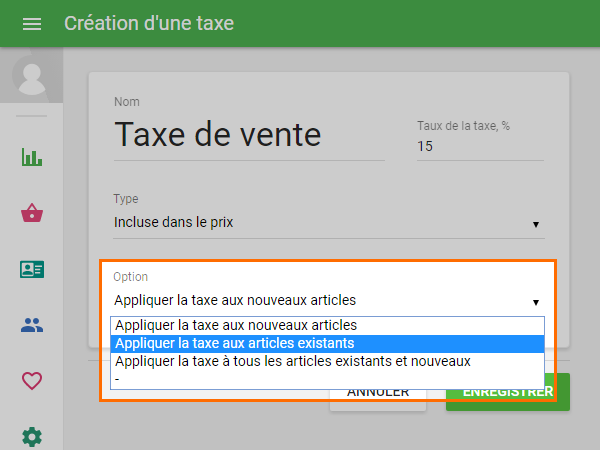 tax option
