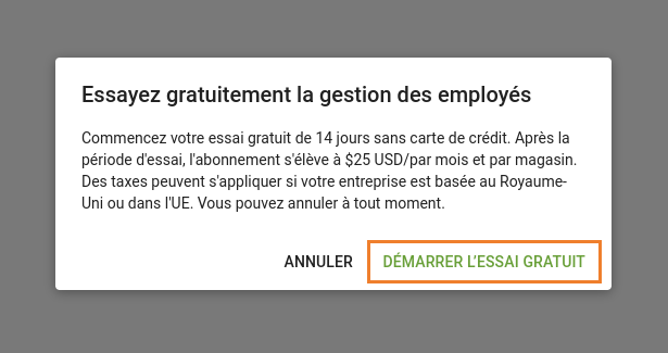 Essai de gestion des employés