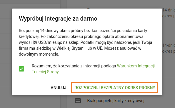 próbnej Integracji