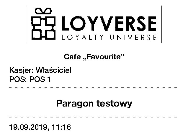paragon testowy