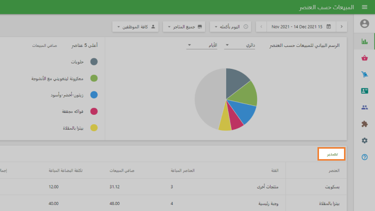 تصدير