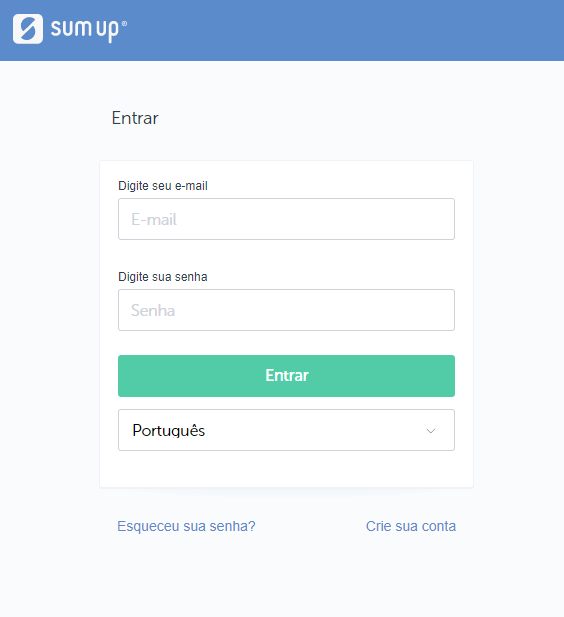 Digite o e-mail