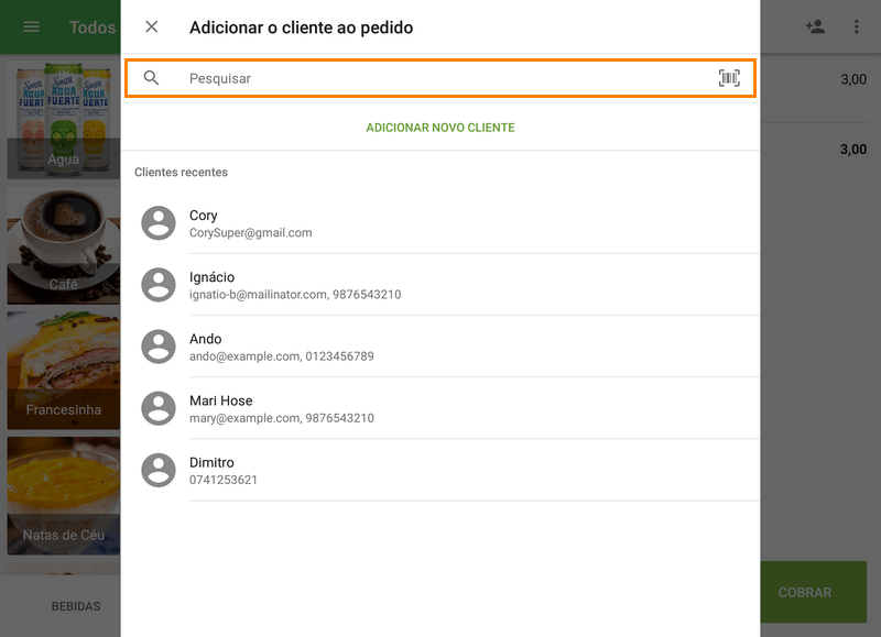 Procurar clientes