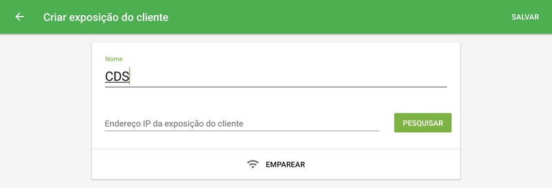 Nome e pesquisa