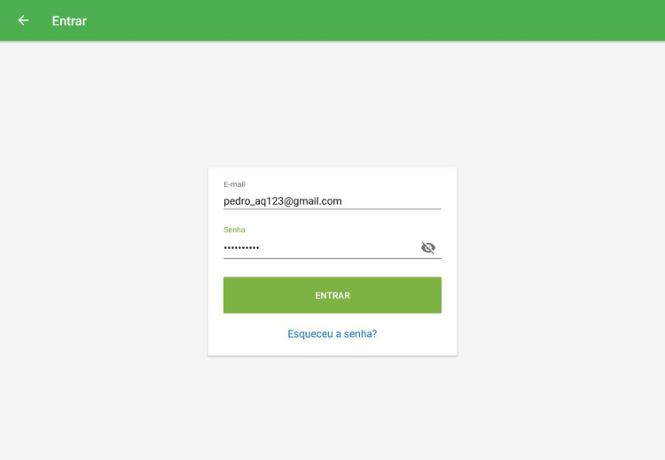 iniciar sessão em GS POS