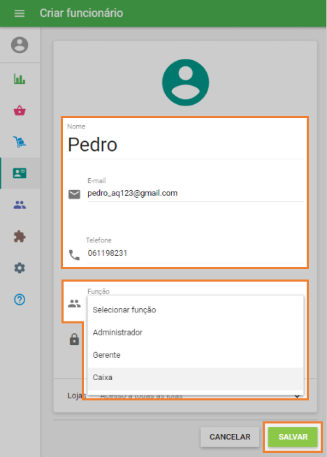 endereço de e-mail