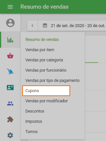 seção 'Recibo'