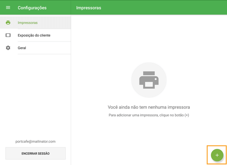 Botão '+'
