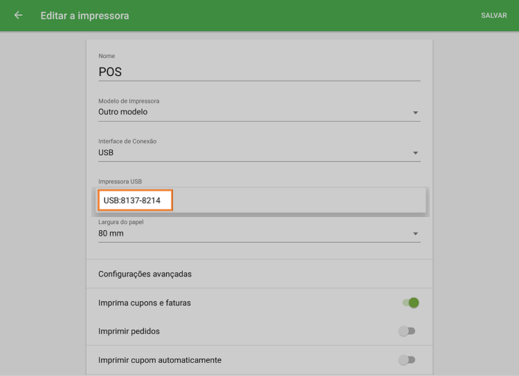 formato USB: VID-PID
