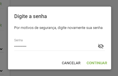 Digite a senha