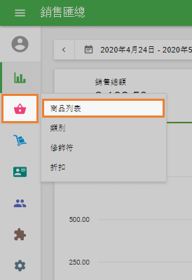 項目列表