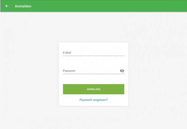 E-mail und Passwort