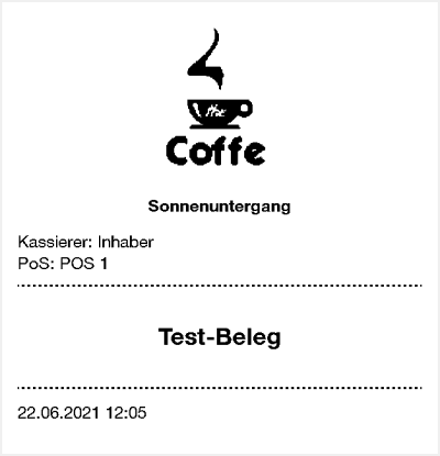 Test-Beleg