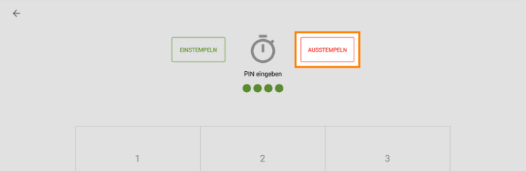 Tippen Sie auf die Schaltfläche 'Gehen sie zu POS'
