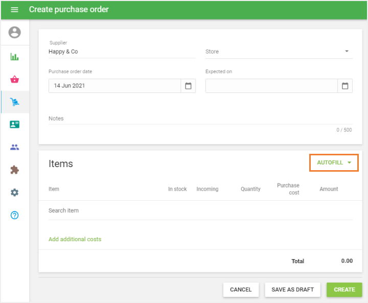 Purchase order
