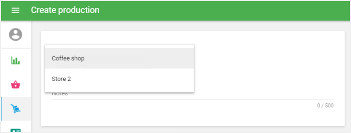 Select the store