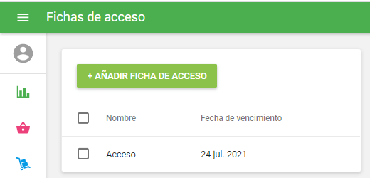 Fichas creadas