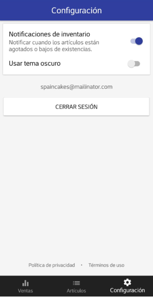 Configuración