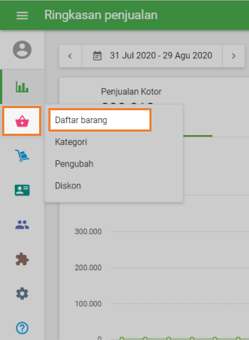 Daftar barang