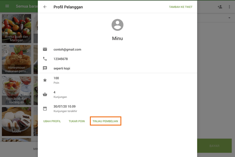 Profil pelanggan