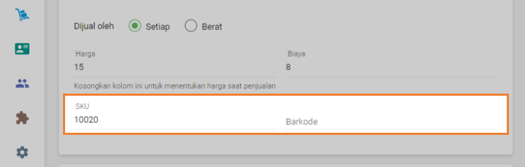 SKU dan Barkode