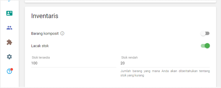 Lacak stok