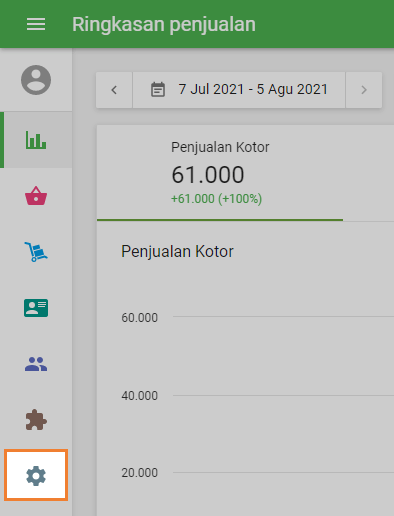 Pengaturan sistem