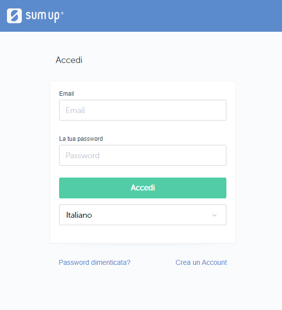 tuo account SumUp