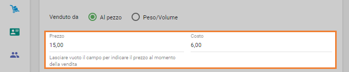 Prezzo e costo