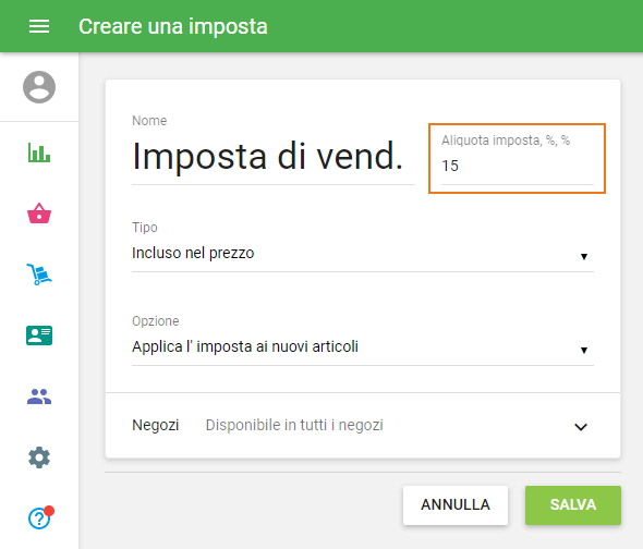 aliquota d'imposta