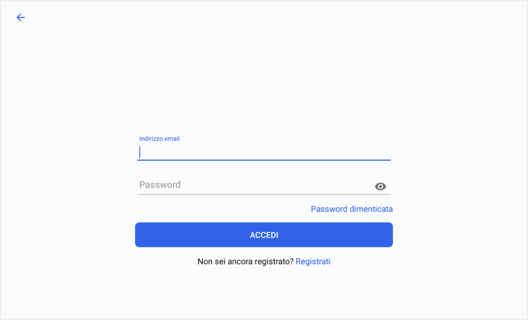 Email e Password