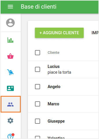 'Base clienti'