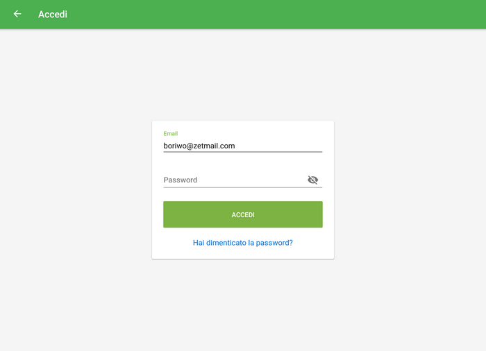 Accedi al GS POS