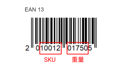 EAN 13 バーコード