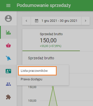 List pracowników
