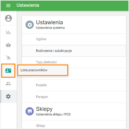'Lista pracowników'