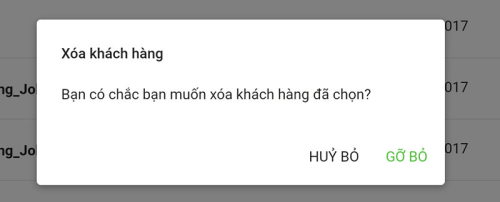 Xác nhận xóa