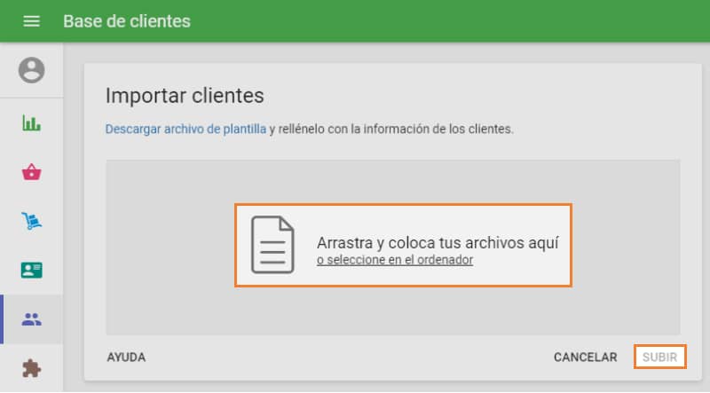 Importar clientes